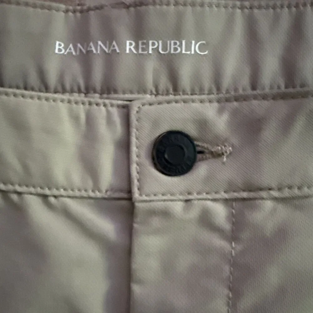 Banana Republic City Pants Mens 40X32 Khaki Performance Tech Golf Casual Chino